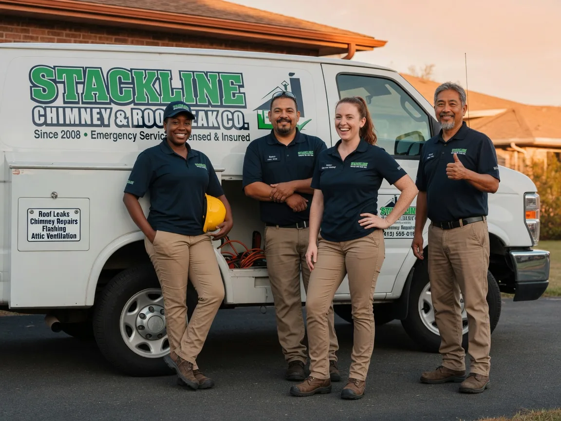 Chimney flashing repair company in Granby, MA